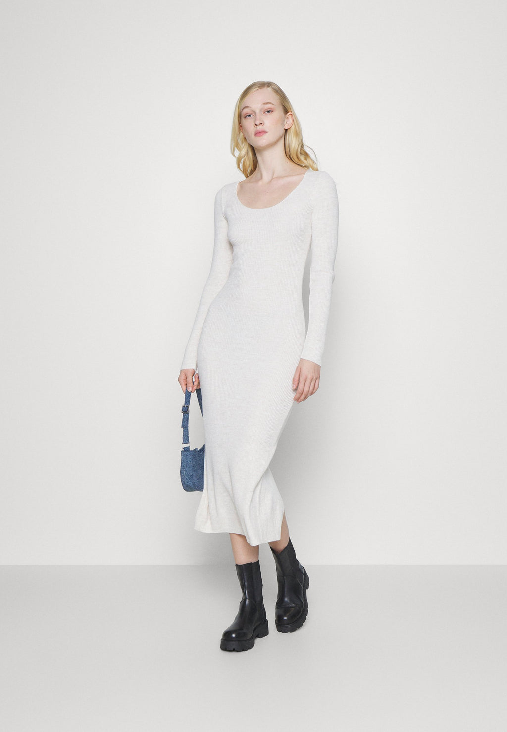 ONLRISE SLIT MIDI DRESS Media 2