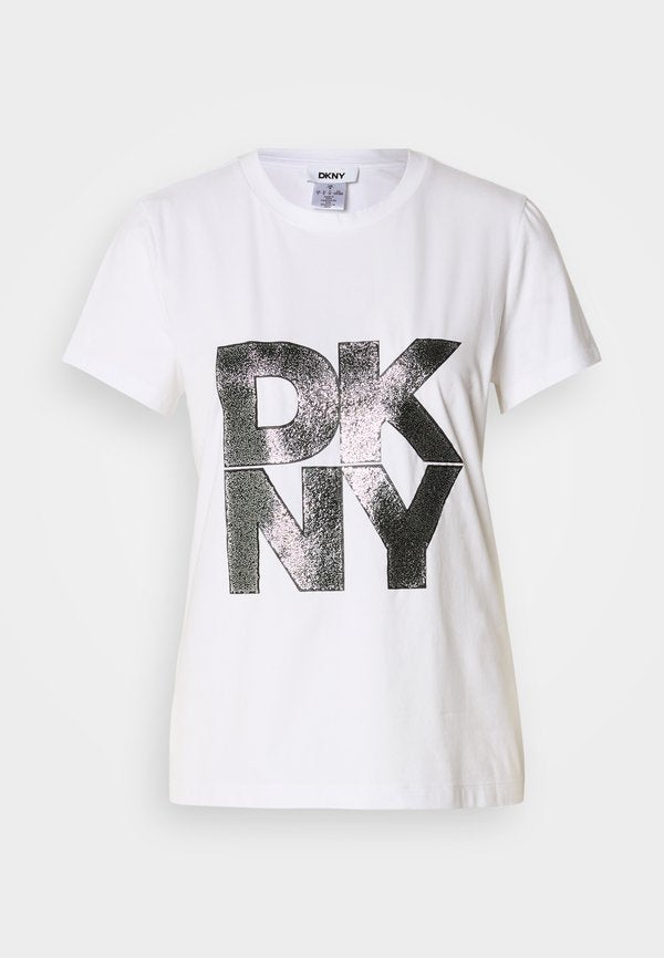 DKNY PUMICED STACK LOGO