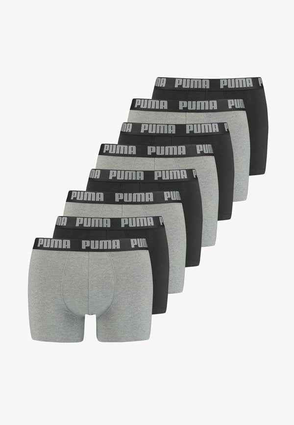 Puma 8ER PACK  - Trunks -  dark grey mel/ black