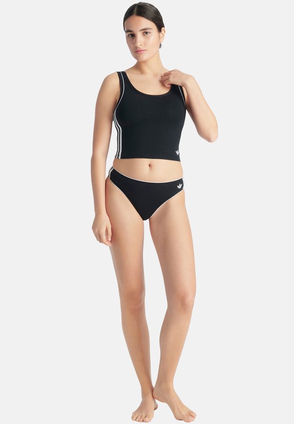 adidas Originals 2-PACK COMFORT FLEX - Thong - black