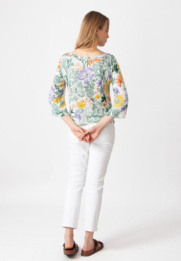 Ivko BOAT NECK FLORAL