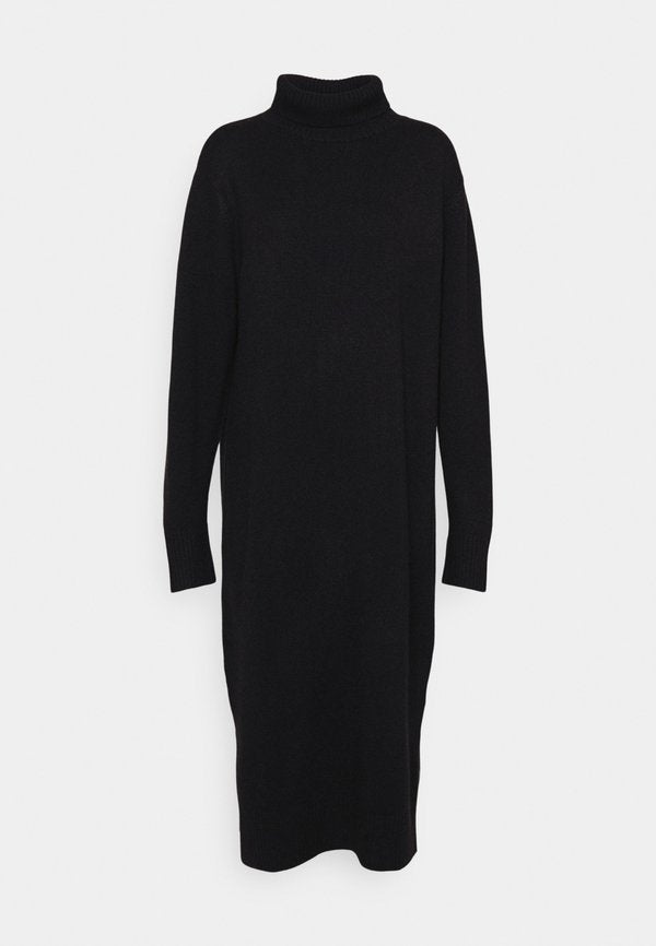 Davida Cashmere CHUNKY ROLL NECK DRESS