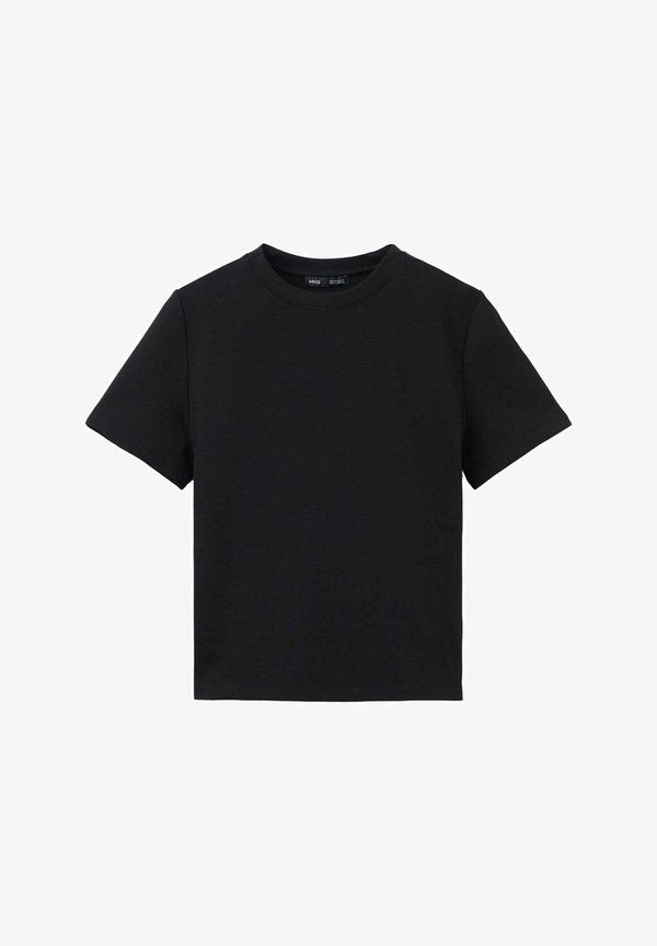 Mango ADULT - Basic T-shirt - black
