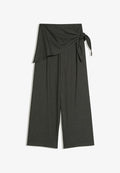Bershka TAILORED FIT SCARF TROUSERS 01209172 - Trousers - black