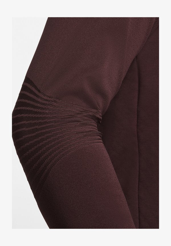 Nike Performance STRIKE WINTERIZED DRIL  - Long sleeved top - burgundy crush/reflective silv
