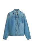 CINCH BACK DENIM TRUCKER JACKET Media 1