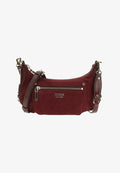 Guess MARSHA MINI  - Cross body bag - burgundy