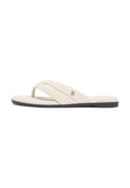 LEATHER TOE POST FLAT SANDALS Media 1