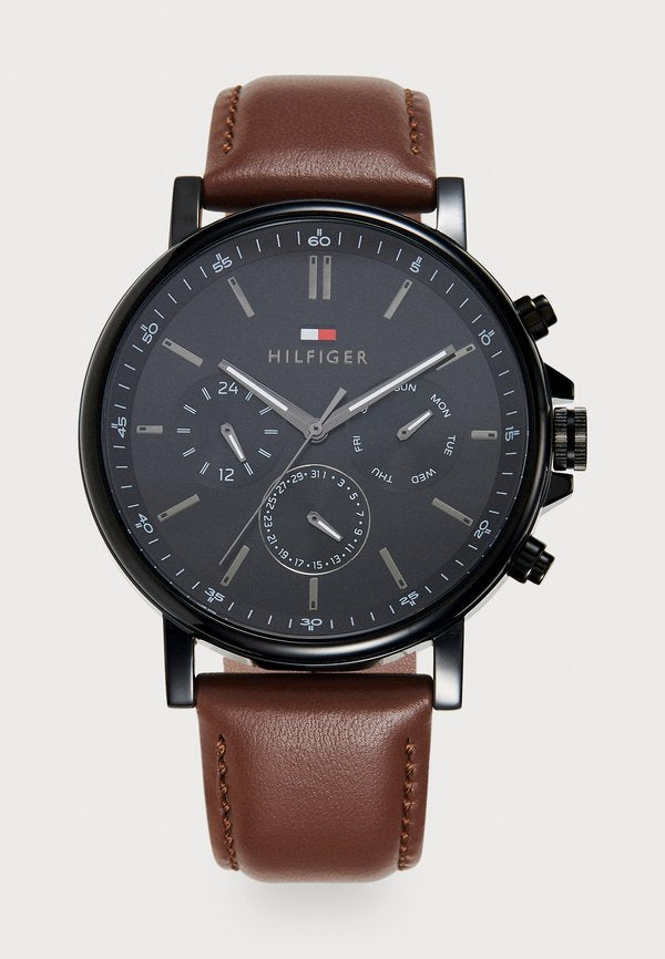 Tommy Hilfiger TYSON - Watch - brown/black