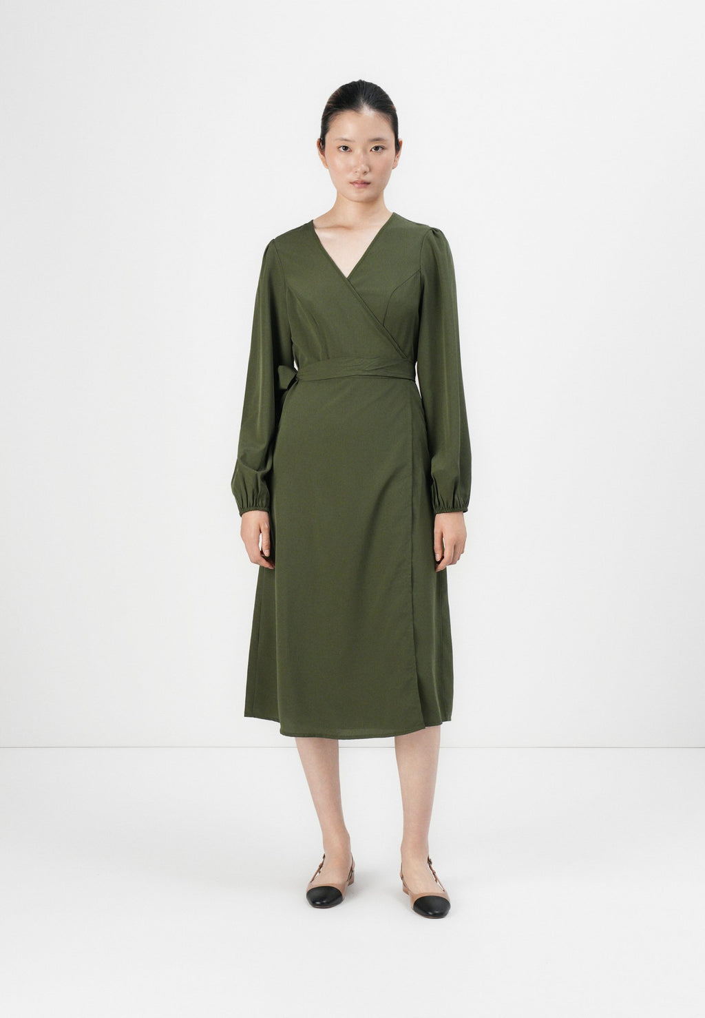 VILA VIELLIE V NECK DRESS