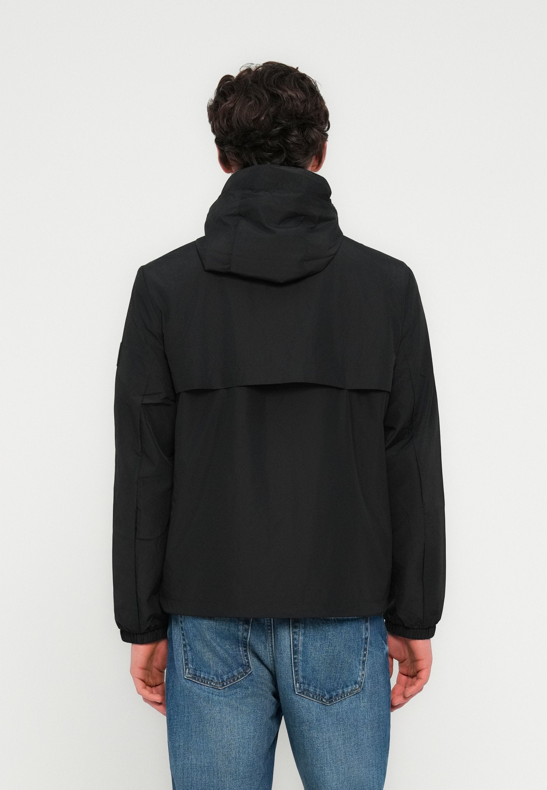 TONAL LOGO ZIP-THRU HOODED JACKET Media 4