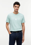Tommy Hilfiger BRAND LOVE MONO STACK TEE - Print T-shirt - crushed mint