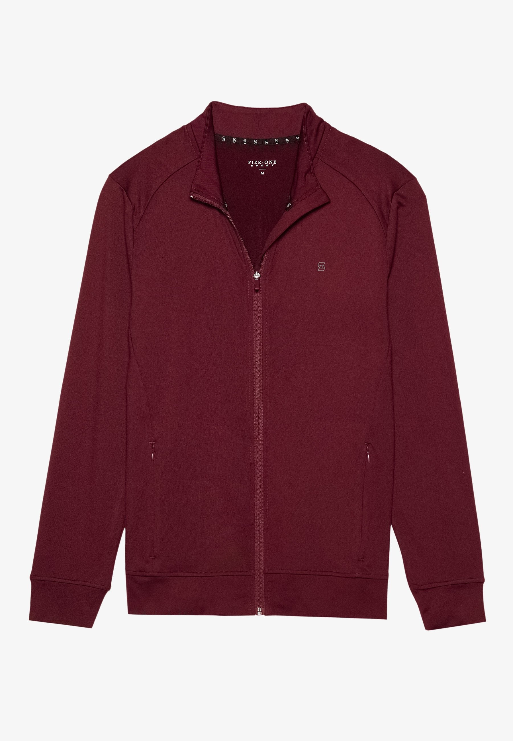 Pier One Sport LONG SLEEVE ZIP UP TRAINING JACKET WITH POCKETS