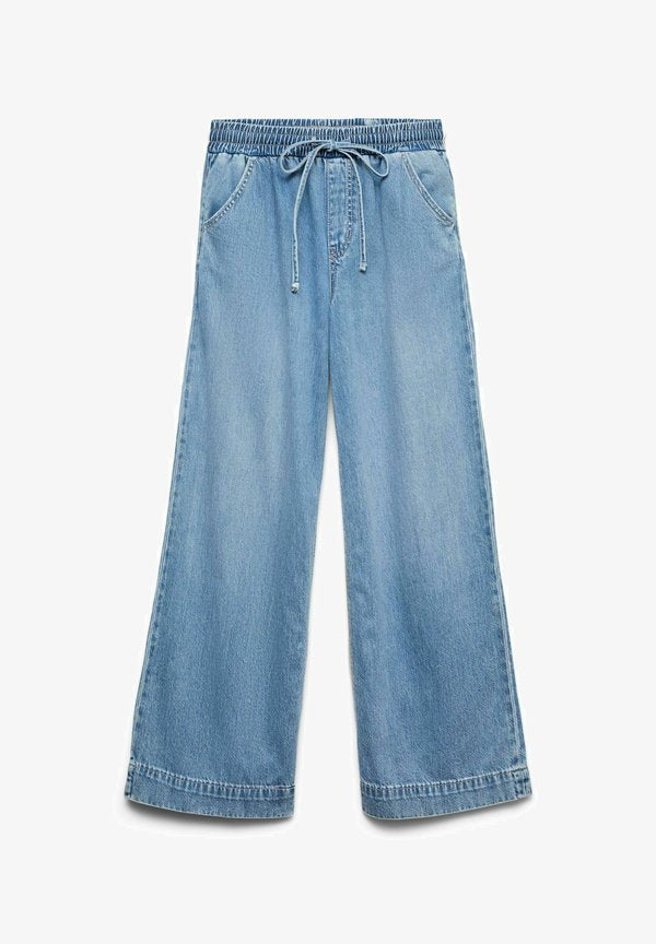 Vero Moda Wide-fit VMALLISON Mid rise Wide Leg Fit - Wide Leg - light blue denim