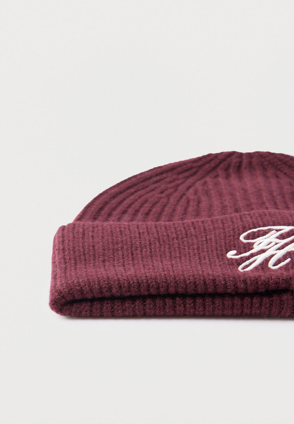 CASHMERE BLEND LOGO EMBROIDERY BEANIE Media 3
