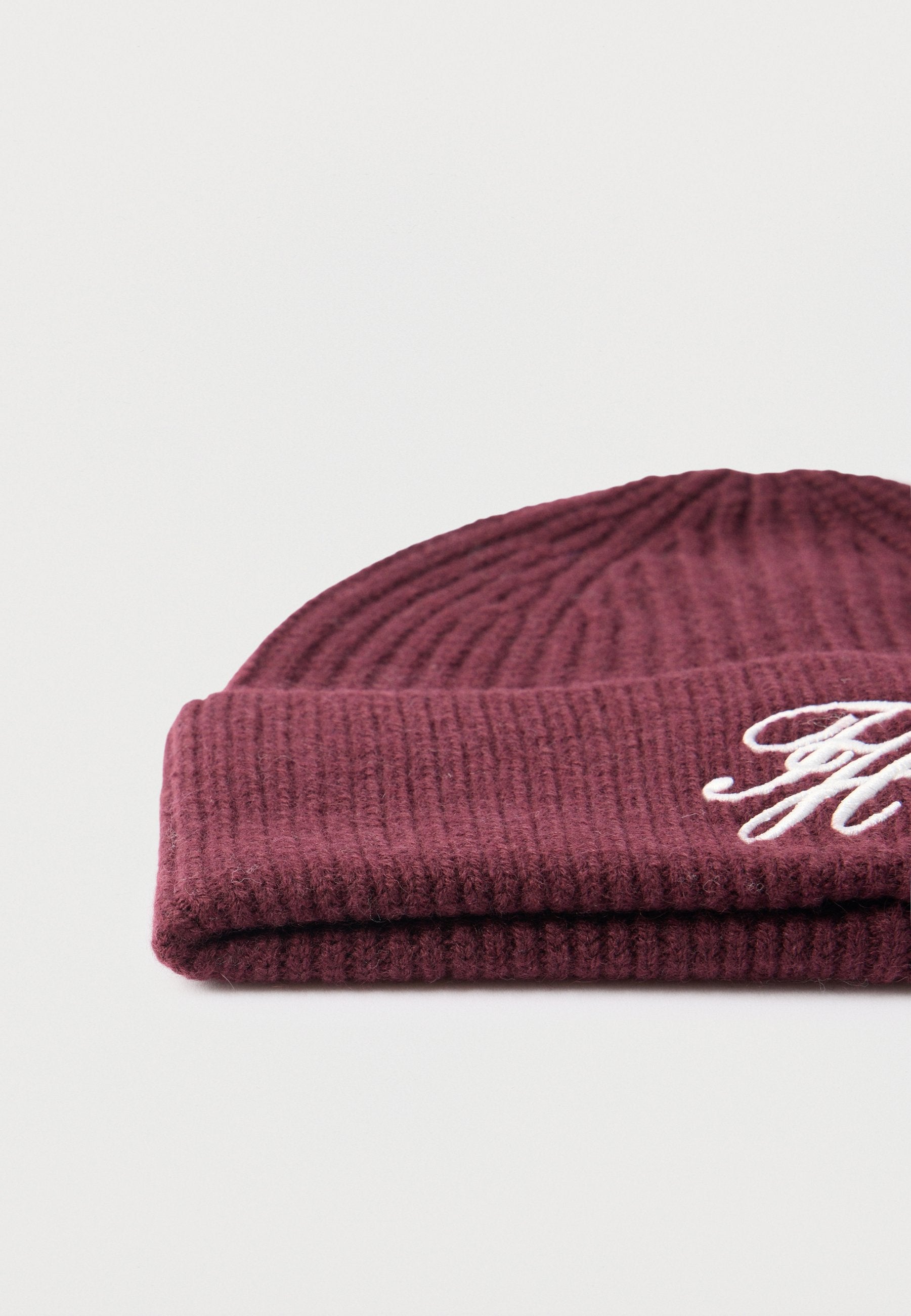 CASHMERE BLEND LOGO EMBROIDERY BEANIE Media 3