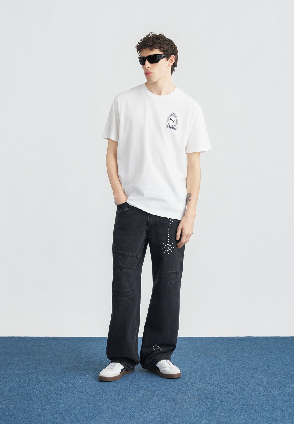 Puma GRAPHIC MEDITERRANEAN TILES TEE