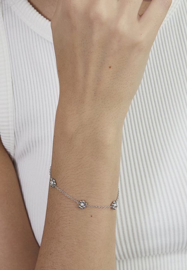 s.Oliver FLOWER - Bracelet - silver-coloured