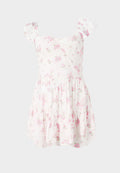FLUTTER SLEEVE PINCH BUST MINI SKORT DRESS - Hollister Co. - View 1