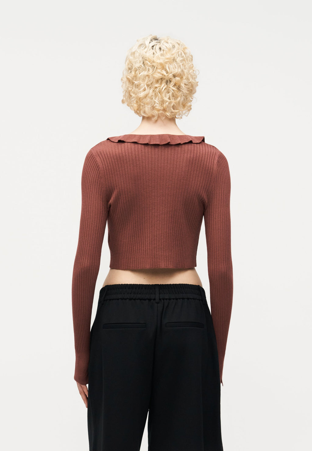 ONLY ONLMILA SHORT RUFFLE CARDIGAN