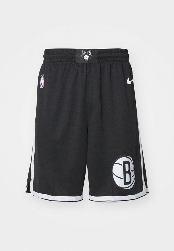 Nike Performance NBA BROOKLYN NETS SHORTS - Club wear - black/white