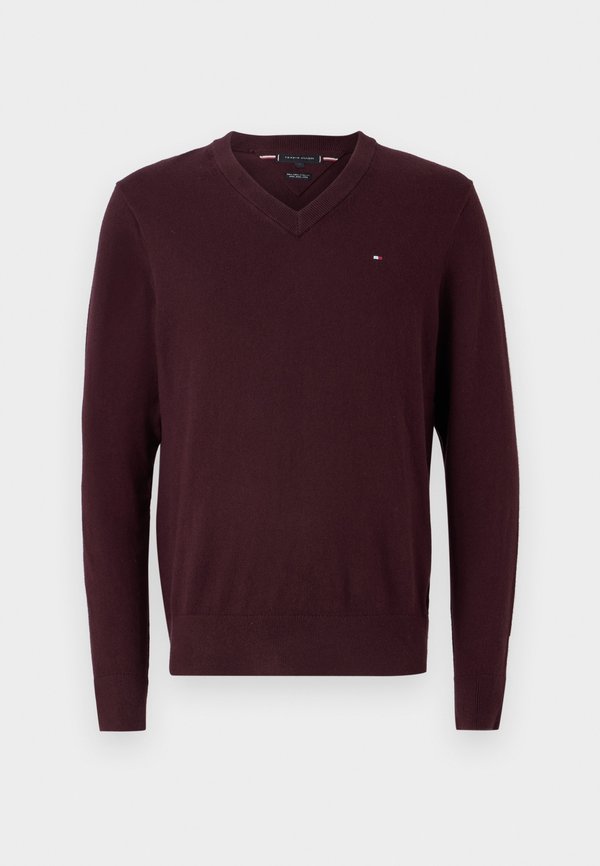 Tommy Hilfiger PIMA  - Jumper - deep burgundy