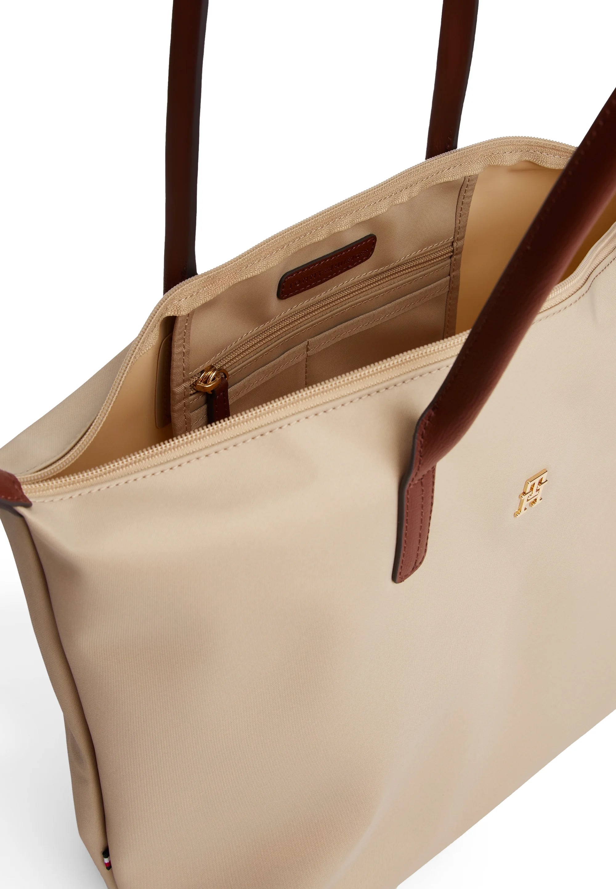 Tommy Hilfiger POPETTE TOTE - Tote bag - sandalwood
