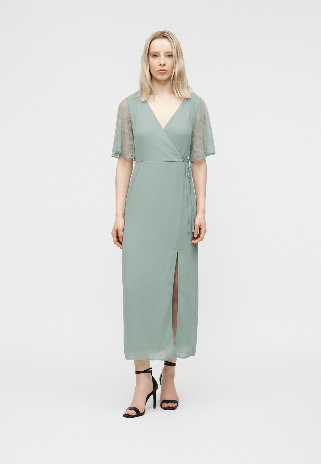 VILA VIURA V NECK ANKLE DRESS