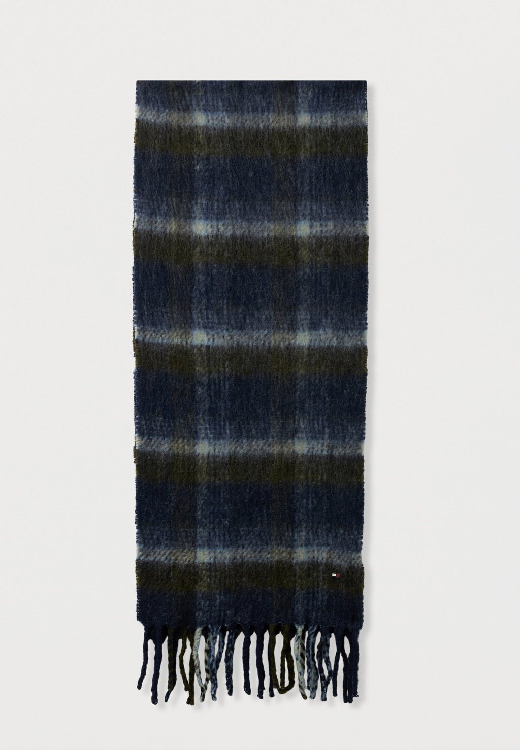CHECK WOOL BLEND SCARF Media 1