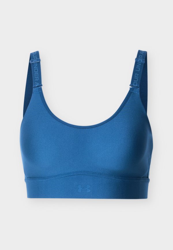 Under Armour INFINITY 2.0 MID - Medium support sports bra - wham blue