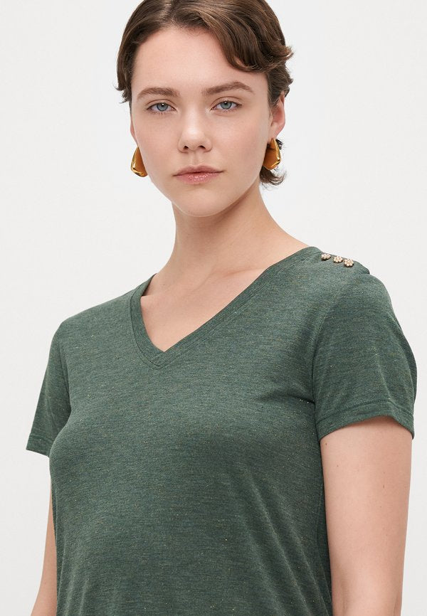 ONLY Tall ONLBEA V NECK GLITTER