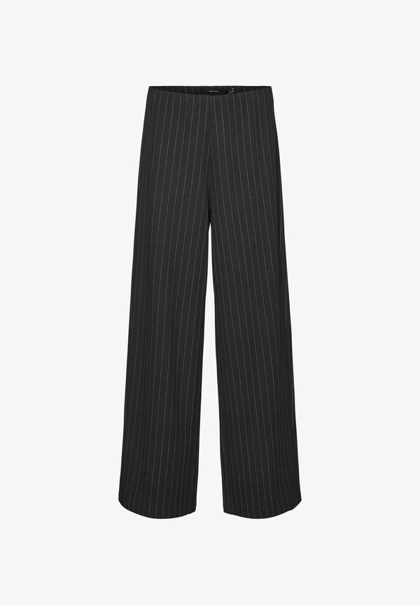 Vero Moda VMBERLIN WIDE PANT - Trousers - obsidian