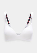 Tommy Hilfiger ICON 2.0 LIGHTLY LINED TRIANGLE - Triangle bra - white