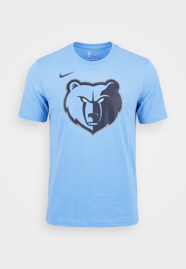 Nike Performance MEMPHIS GRIZZLIES LOGO TEE - Club wear - light blue