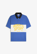 Bershka MONACO1993 PRINT - POLO - Polo shirt - dark blue
