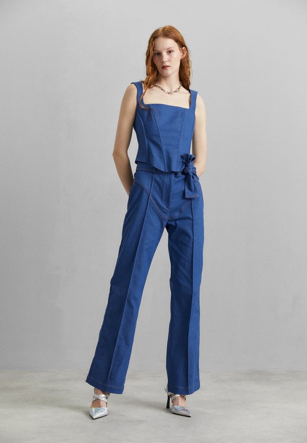 Sara Battaglia HIGH WAISTED PANTS