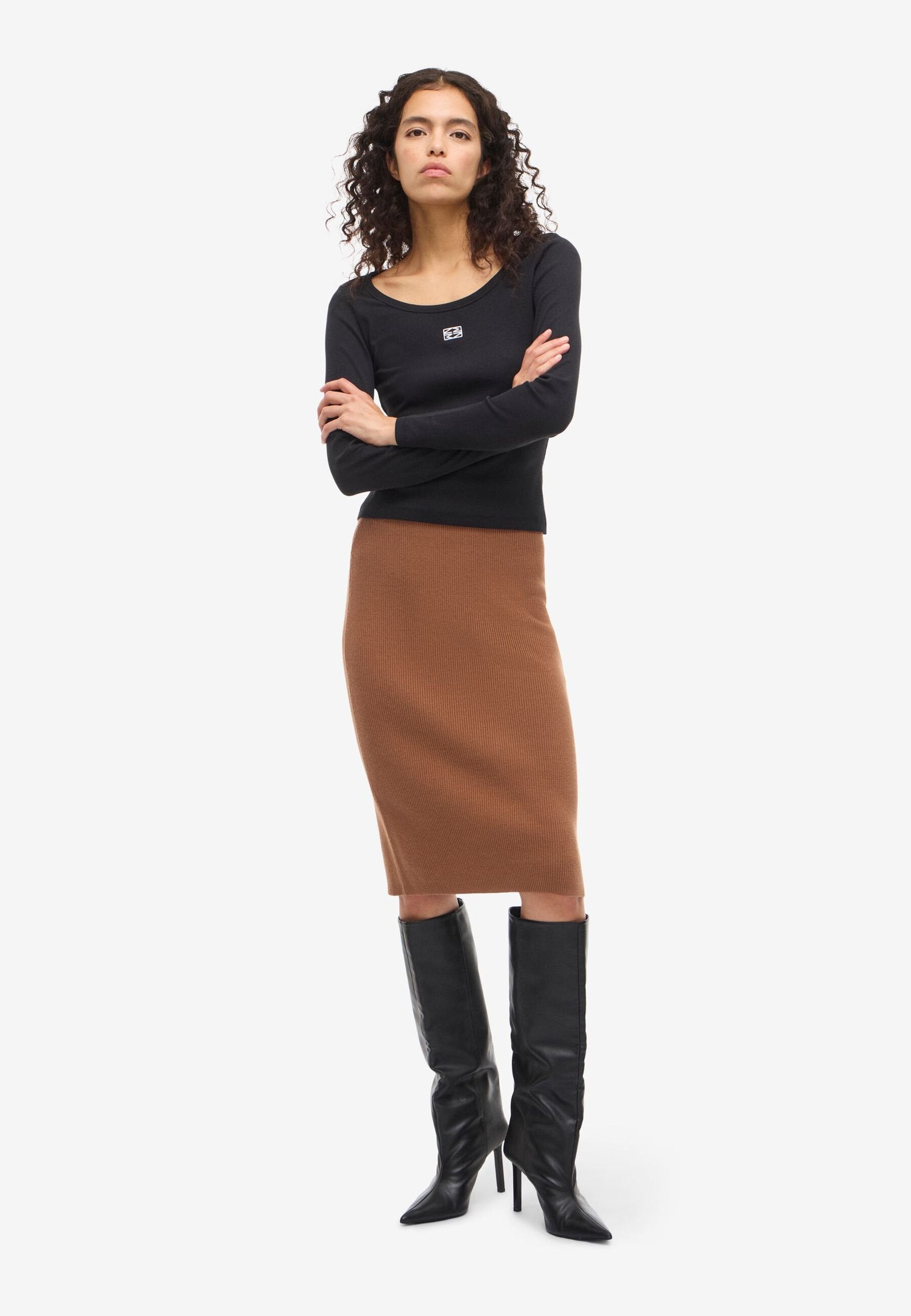 Noisy May Midi Knitted