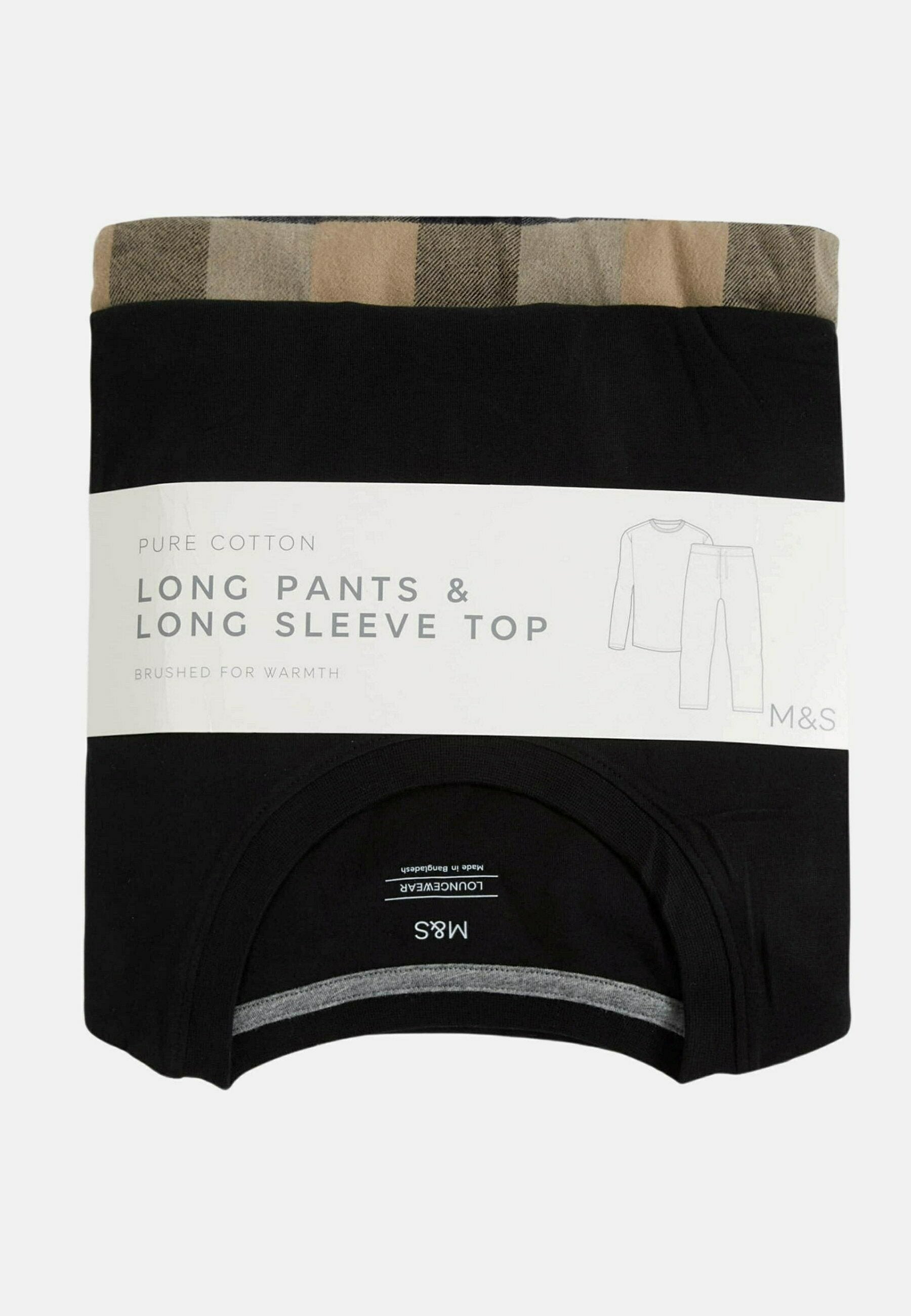Marks & Spencer BRUSHED COTTON CHECKED