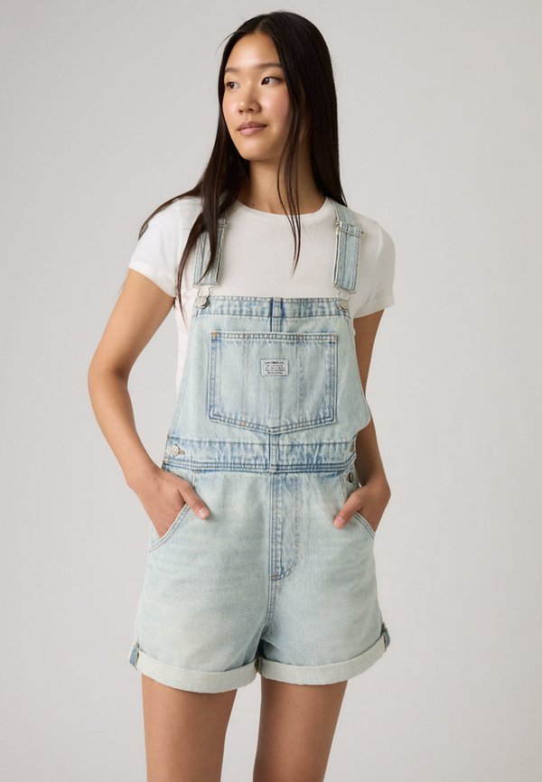 Levi's® VINTAGE LIGHTWEIGHT SHORTALLS - Dungarees - abraded art shortall