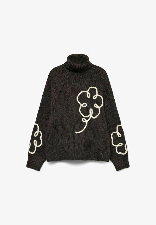 Vero Moda Knitted VMFATIMA Knitted - Jumper - chocolate torte