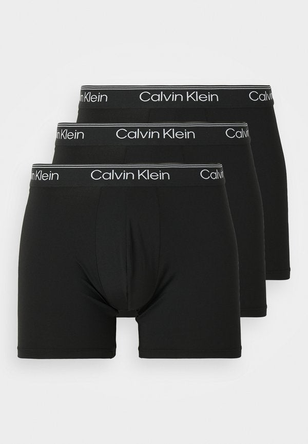 Calvin Klein Underwear BOXER BRIEF 3 PACK - MICROFIBER STRETCH - Boxer briefs - black