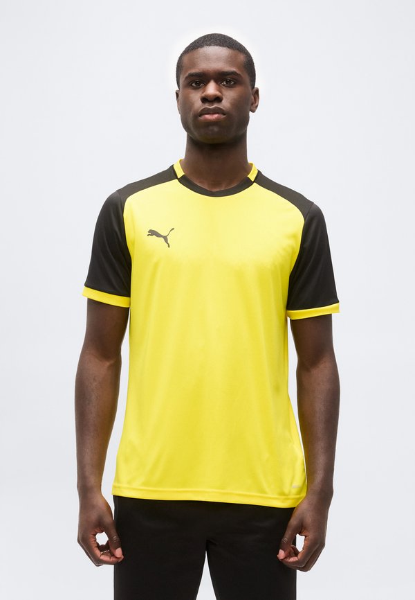 Puma TEAMLIGA MATCHDAY - Sports T-shirt - faster yellow/black