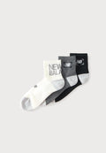 New Balance MULTI LOGO UNISEX 3 PACK - Sports socks - dark grey/black/off-white