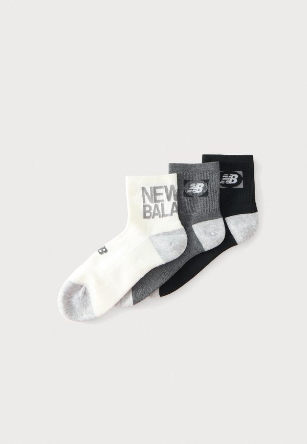 New Balance MULTI LOGO UNISEX 3 PACK - Sports socks - dark grey/black/off-white