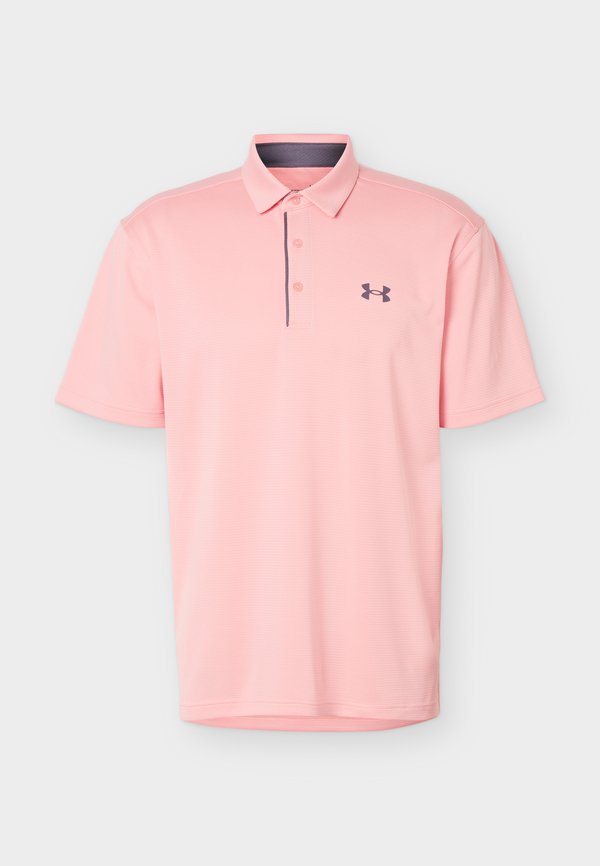 Under Armour TECH - Polo shirt - posh pink/pitch gray