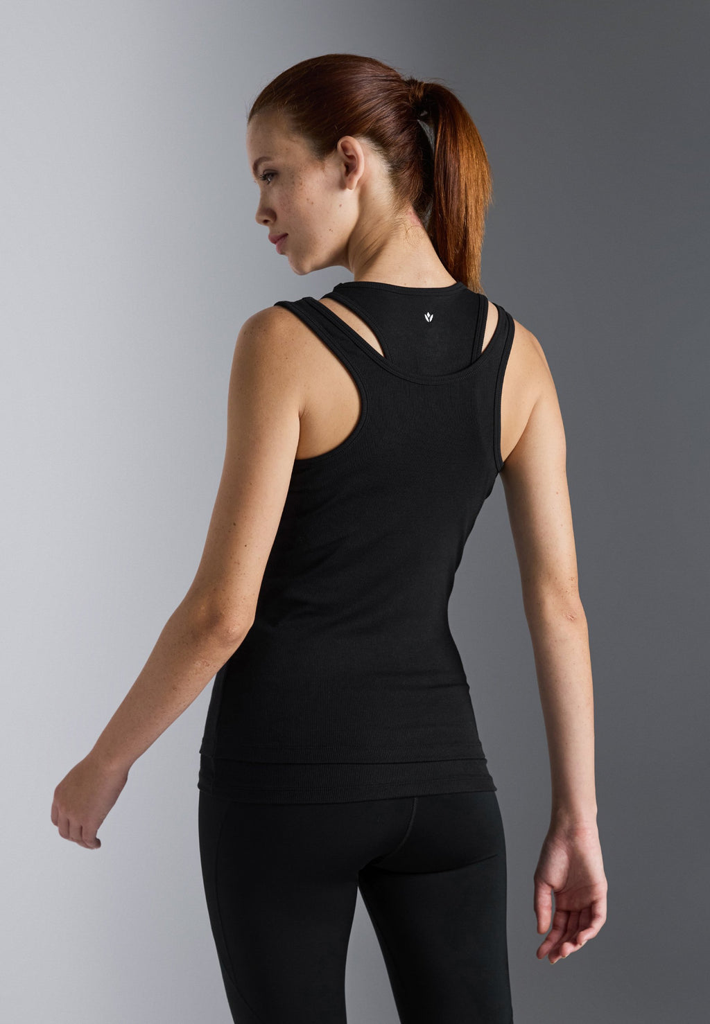 Even&Odd active DOUBLE LAYER FINE RIB SLEEVELESS TOP