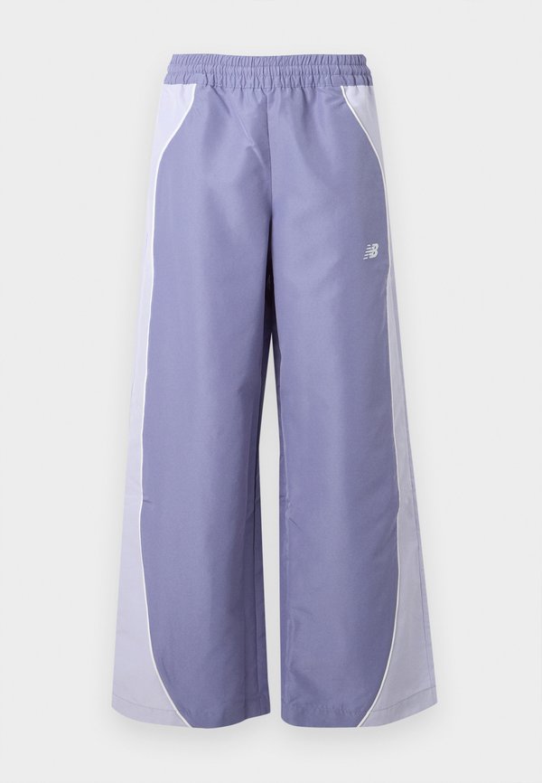 New Balance TRACKSIDE - Tracksuit bottoms - dark smoked violet