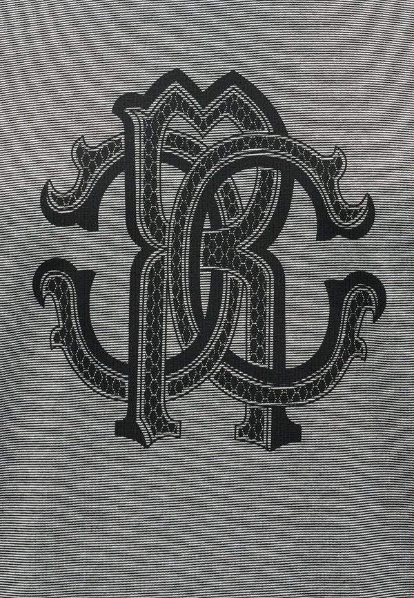 Cavalli Uomo MERCERIZED CHEST LOGO TEE