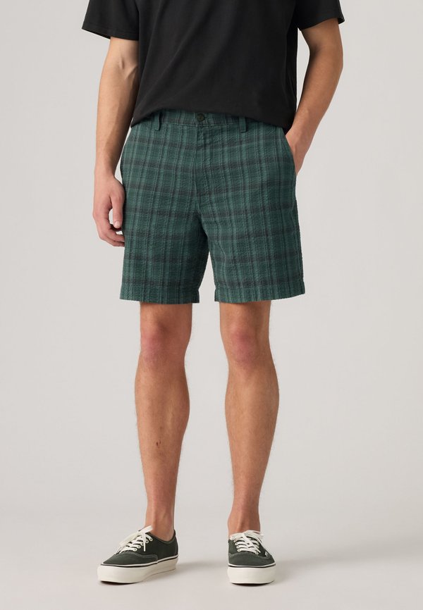 Levi's® XX AUTHENTIC RELAXED SHORTS II - Shorts - wyatt plaid vintage teal seersucker