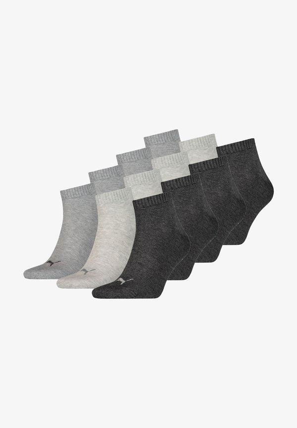 Puma 12 PACK UNISEX - Sports socks - anthraci/l mel grey/m me